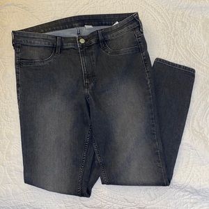 Dark Grey Denim Jeans